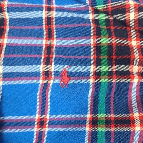 Ralph‎ Lauren Men's Classic Size Large Fit Performance FLANNEL Button-Down Shirt - Picture 2 of 6